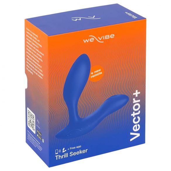 We-Vibe Vector+ - slimme anale vibrator (blauw)