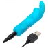 Happyrabbit Bullet - oplaadbare konijnenvibrator (blauw)