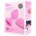 b-vibe hart - oplaadbare, draadloze anale vibrator (roze)