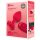 b-vibe hart - oplaadbare, draadloze anale vibrator (rood)