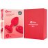 b-vibe hart - oplaadbare, draadloze anale vibrator (rood)