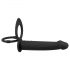 Black Velvets Double F - strap-on anaal vibrator (zwart)