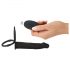 Black Velvets Double F - strap-on anaal vibrator (zwart)