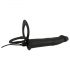 Black Velvets Double F - strap-on anaal vibrator (zwart)