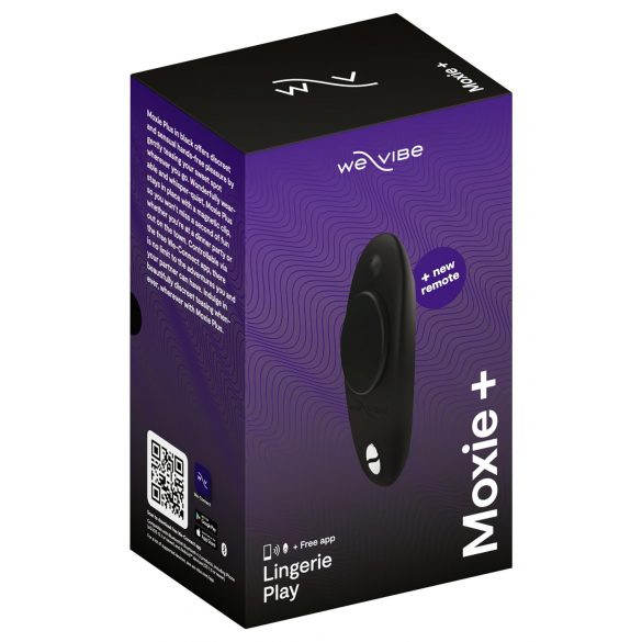 We-Vibe Moxie+ - slimme clitoris vibrator (zwart)