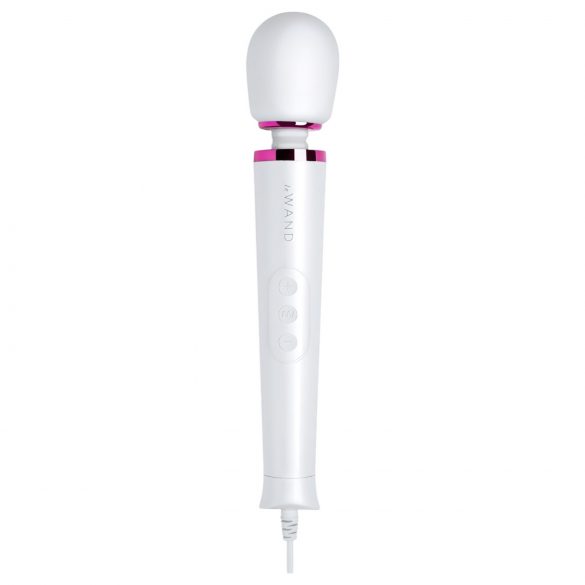 Le Wand Petite Vibrator - krachtige plugin massager (wit)