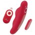 Smile - draadloze vibratie-slip (rood)