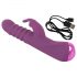 Javida - Paarse duwende vibrator met clitorisarm