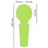 You2Toys Mini Wand - oplaadbare massagevibrator (groen)