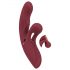 Javida Dubbele Functie Rabbit - oplaadbare clitoris vibrator (rood)