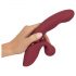 Javida Dubbele Functie Rabbit - oplaadbare clitoris vibrator (rood)