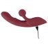 Javida Dubbele Functie Rabbit - oplaadbare clitoris vibrator (rood)