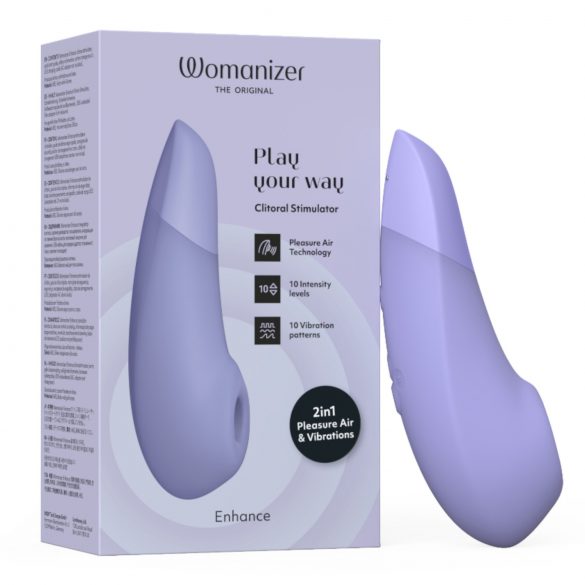 Womanizer Enhance - luchtdruk clitorisstimulator (paars)