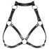 Obsessive A740 - chique lichaamsjuweel met halsband (zwart) - S-L