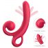 Sweet Play - rode tongvibrator met clitorisarm