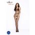 Passion BS032 - Opengewerkte netcatsuit (zwart) - S-L