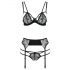 Passion Floris - lingerieset (zwart)