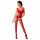 Passion BS046 - Bloemen net set (rood) - S-L