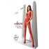 Passion BS085 - Rood mozaïek open catsuit - S-L