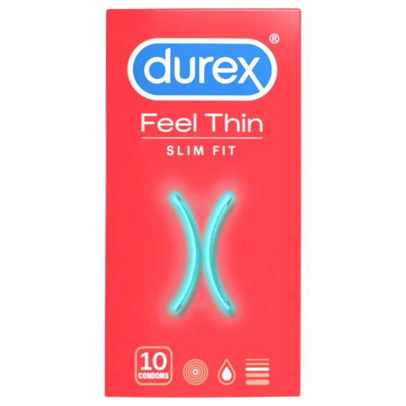 Durex Feel Thin Slim Fit - levensechte sensatie condooms (10 stuks)