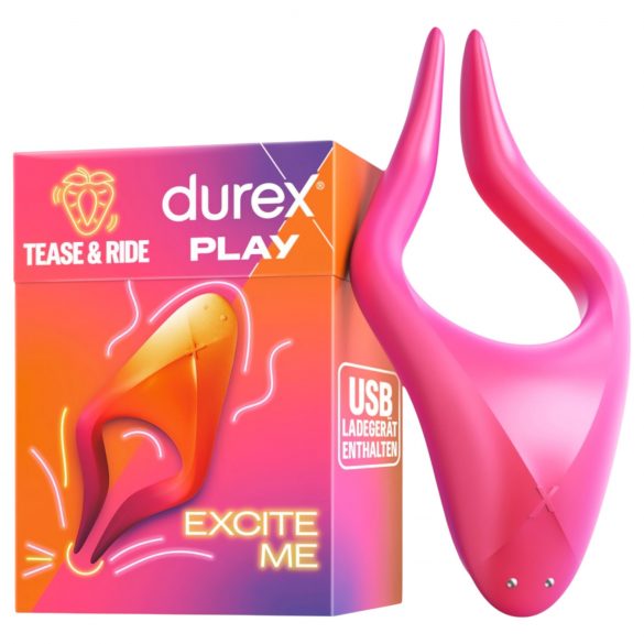 Durex Tease & Ride - Erotische zone stimulator (roze)