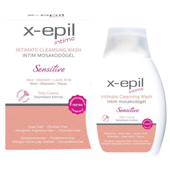 X-Epil Intimo Sensitive - milde intieme wasgel (250ml)