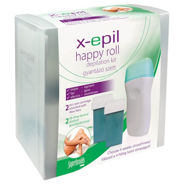 X-Epil Happy roll - waxset voor gelukkige huid