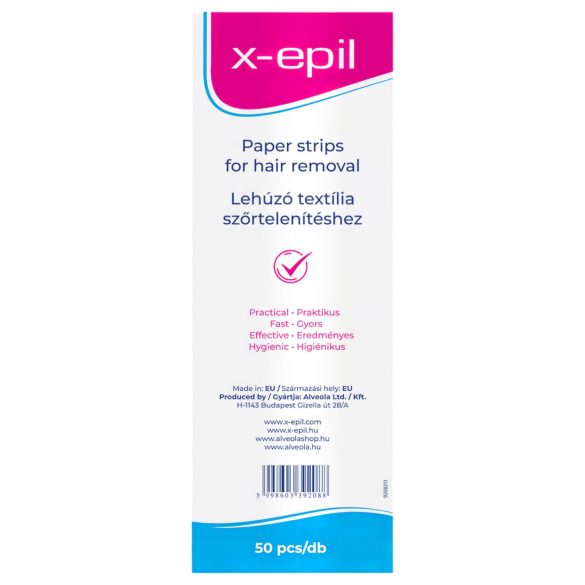 X-Epil - ontharingsstrips textiel (50 stuks)