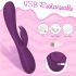 WEJOY Elise - oplaadbare, waterdichte vibrator met clitorisstimulator (paars)