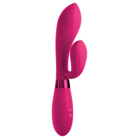 OMG! Rabbits - vibrator met clitorisstimulator (roze)