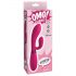 OMG! Rabbits - vibrator met clitorisstimulator (roze)