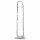 Addiction Crystal - staand dildo (transparant) - 18cm