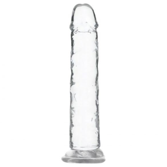 Addiction Crystal - staand dildo (transparant) - 18cm