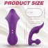 Sex HD Chomper - waterdichte clitoris- en anaal vibrator (paars)