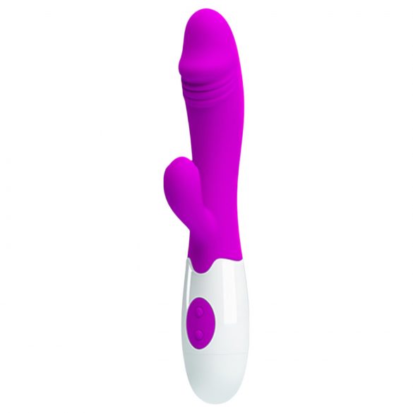 Pretty Love Snappy - waterdichte G-spot vibrator met clitorisstimulatie (paars)