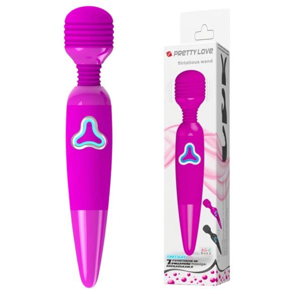 Pretty Love Wand - oplaadbare massager vibrator (paars)