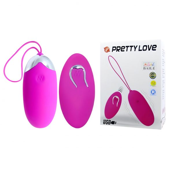 Pretty Love Berger - draadloos vibratie-ei (roze)