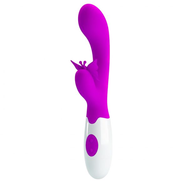 Pretty Love Butterfly Kiss - vlinderkussen clitoris vibrator (roze)