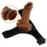 Pretty Love Harnas - universeel met dildo - 17 cm (zwart)