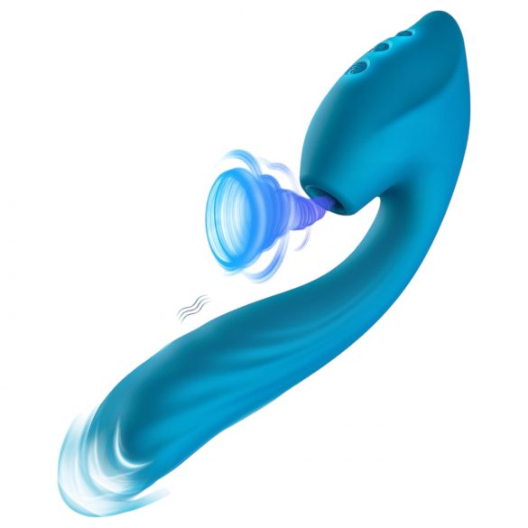 Vibeconnect - waterdichte G-spot vibrator en clitoris stimulator (blauw)