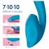 Vibeconnect - waterdichte G-spot vibrator en clitoris stimulator (blauw)