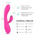 Sex HD Muses - oplaadbare, waterdichte verwarmde vibrator (roze)