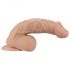 Lovetoy Real Extreme - zuignapdildo met ballen - 23cm (natuurlijk)