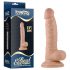 Lovetoy Real Extreme - G-spot dildo met testikels en voet - 19 cm (natuurlijk)