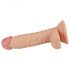 Lovetoy Real Extreme - G-spot dildo met testikels en voet - 19 cm (natuurlijk)