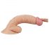 Lovetoy Real Extreme - G-spot dildo met testikels en voet - 19 cm (natuurlijk)