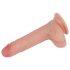 Natuurlijke Dildo Lovetoy - Dubbele Laag 18cm (Nude)