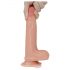 Natuurlijke Dildo Lovetoy - Dubbele Laag 18cm (Nude)