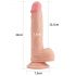 Lovetoy Nature Cock - levensechte dildo met zuignap - 21cm (natuur)