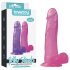 Lovetoy Jelly Studs - levensecht dildo 20cm (roze)